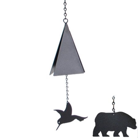 NORTH COUNTRY WIND BELLS INC North Country Wind Bells  Inc. 101.5001 Island Pasture Bell with bear wind catcher 101.5001